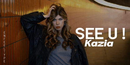 Kazia Font Poster 10