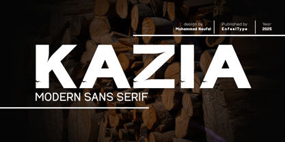 Kazia Font Poster 1
