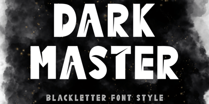 Dark Master Font Poster 1