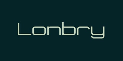 Lonbry Font Poster 1