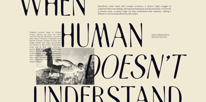 Ansela Drawn Font Poster 2