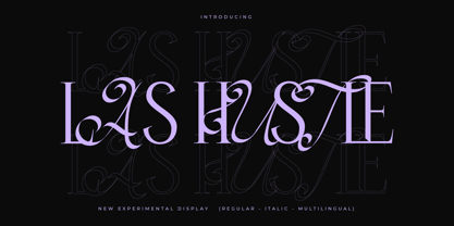 Las Hustle Font Poster 1