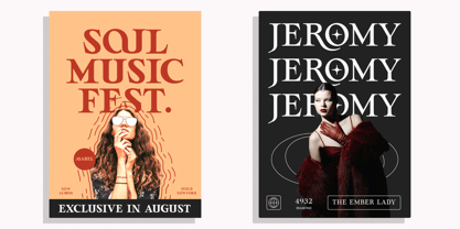 Monaya Font Poster 6