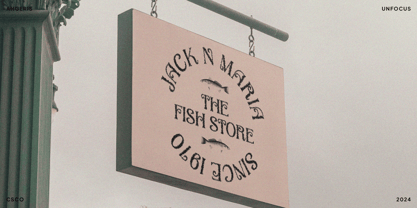 Angeris Unfocus Font Poster 4