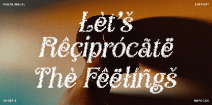 Angeris Unfocus Font Poster 5