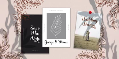 Whetiya Script Font Poster 5