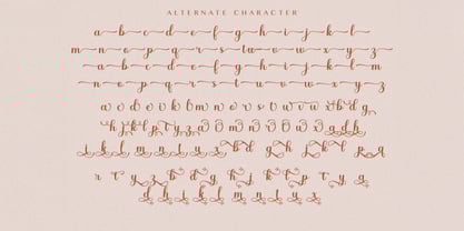 Whetiya Script Font Poster 8