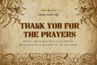 Volgograd Type Font Poster 5