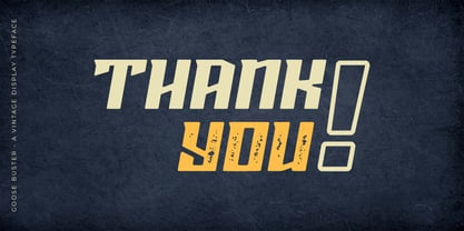 Goose Buster Font Poster 9