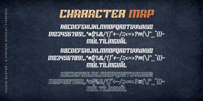 Goose Buster Font Poster 8