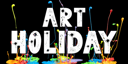 Bomber Spray Font Poster 3