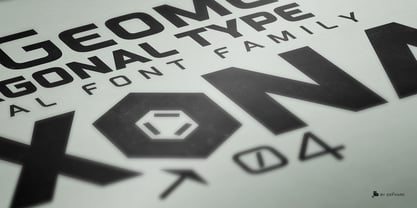 Oxona Caps Font Poster 12