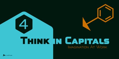 Oxona Caps Font Poster 2