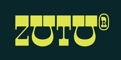 Zutu Font Poster 1