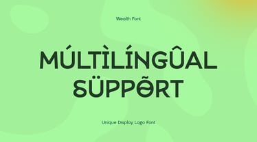 Wealth SS Font Poster 13