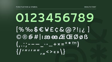Wealth SS Font Poster 11