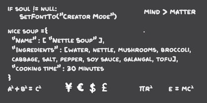 Creator Mode Font Poster 6