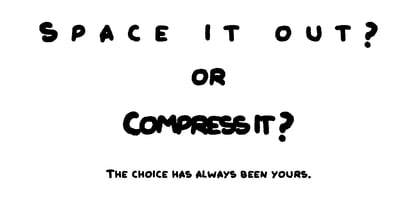 Creator Mode Font Poster 2