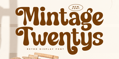 Mintage Twentys Font Poster 1