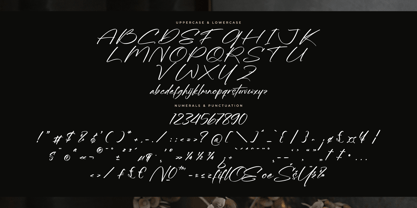 Golassity Foreston Font Poster 7