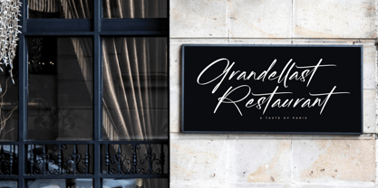 Golassity Foreston Font Poster 2