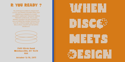 Almie Disco Font Poster 3