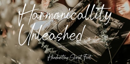 Harmonicallity Unleashed Font Poster 1