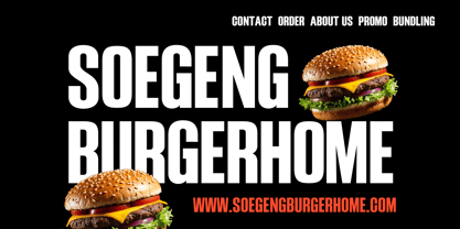 Gulams Condensed Font Poster 6