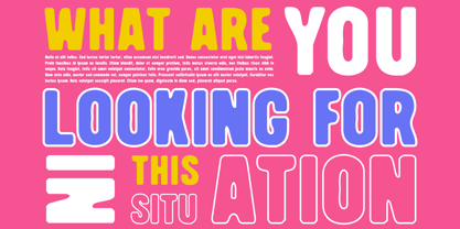 Arnel Blur Font Poster 4