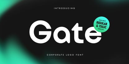 Gate SS Font Poster 1