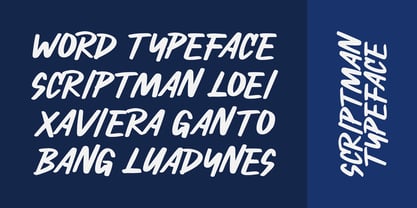 Scriptman Font Poster 6