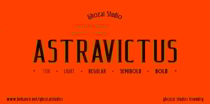 Astravictus Font Poster 1