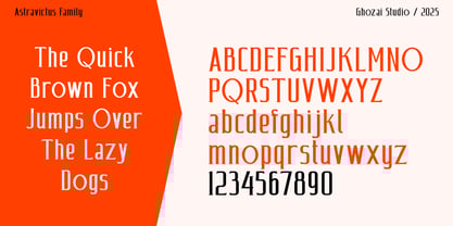 Astravictus Font Poster 2