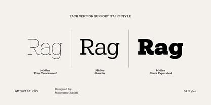Midles Slab Font Poster 8