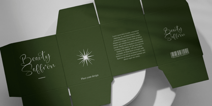 Beauty Sungold Font Poster 5