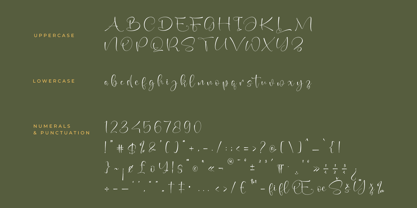 Beauty Sungold Font Poster 7