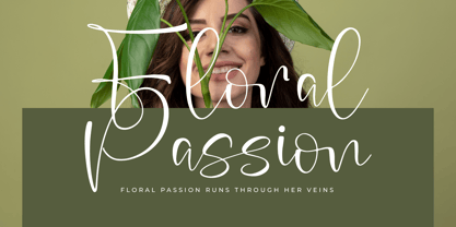 Beauty Sungold Font Poster 2