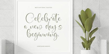 Beauty Sungold Font Poster 3