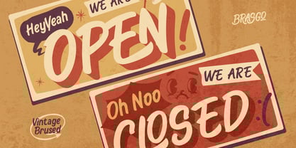 Brasgo Font Poster 6