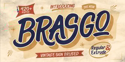 Brasgo Font Poster 1