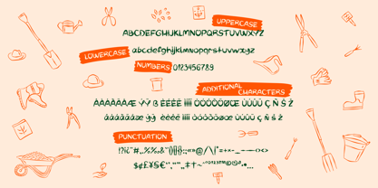 Garden Notes Font Poster 4