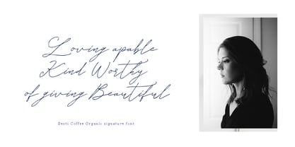 Besti coffee Font Poster 2