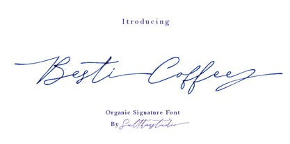 Besti coffee Font Poster 1