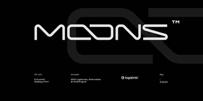 Moons Font Poster 1