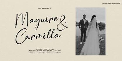 Darajat High Font Poster 5