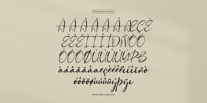 Darajat High Font Poster 11