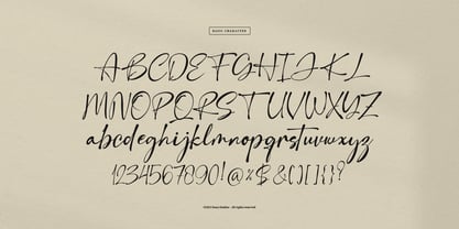 Darajat High Font Poster 10