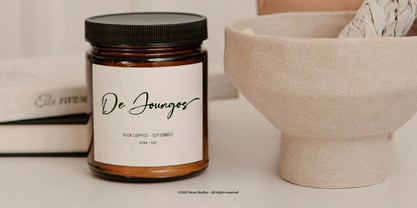 Darajat High Font Poster 7