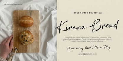 Darajat High Font Poster 3