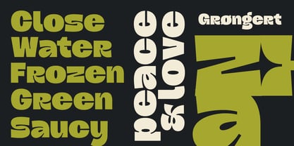 Grongert Font Poster 5